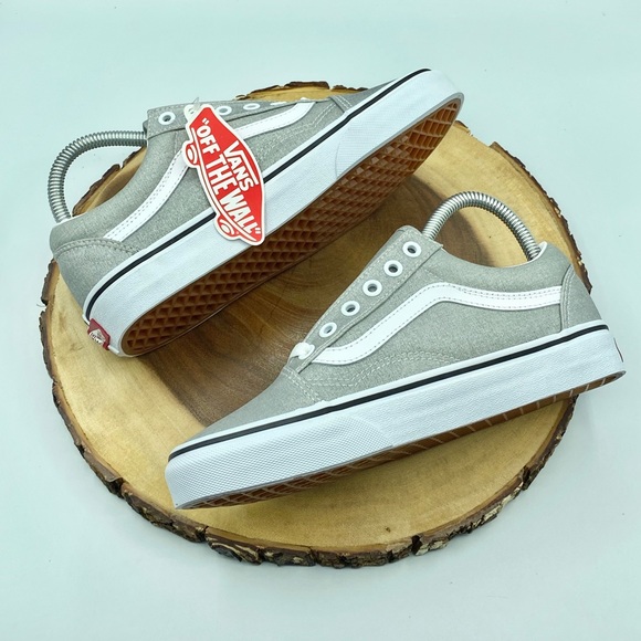 VANS Women’s Silver Old Skool Various Sizes - Picture 8 of 9